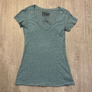 Threads 4 Thought Women's Teal V Neck Tee